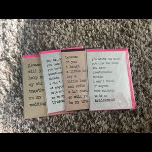 Papyrus Bridesmaid greeting cards